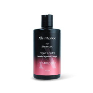 Allurmatiqe Argan Wonder Shampoo 500ml - Premium Egyptian haircare with Argan oil and Marine Collagen