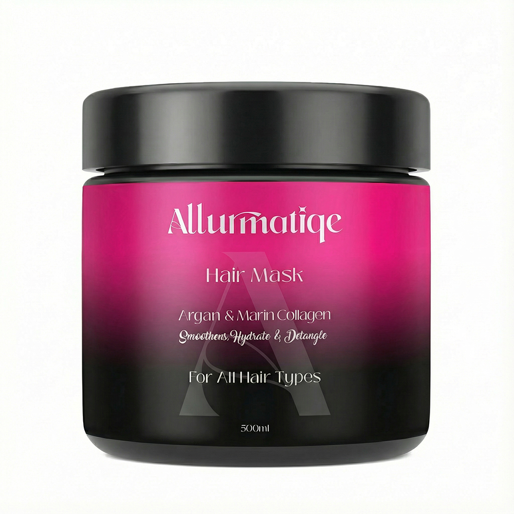 Allurmatiqe Argan Wonder Hair Mask - Deep conditioning hair mask with Marine Collagen